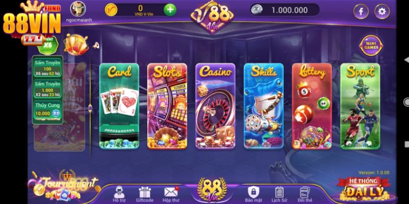 Thiên đường game bài 88vin